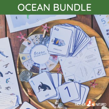 Preview of WORLD OCEAN DAY BUNDLE | Ocean Cards, Posters, Activities and more!