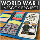WORLD WAR I Lapbook History Project | Social Studies Activ