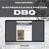 WORLD WAR I PROPAGANDA DBQ (Print + Digital versions)