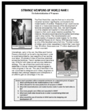 World History - WORLD WAR I, U.S. History, Emergency Lesson Plan