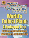 WORLD'S TALLEST PLANT: A REDWOOD TREE—Science Worksheets a