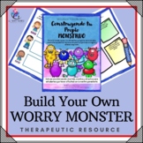 WORY MONSTER - Anxiety Craft Activities - Anxiety  Counsel