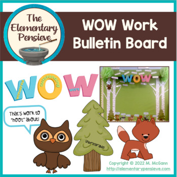 WOW Work Display - A Bulletin Board to Celebrate Work | TPT