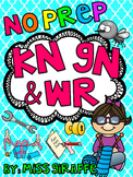 WR KN GN (Silent Letters) Worksheets and Activities {NO PREP!}
