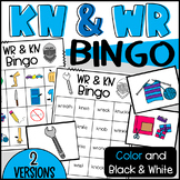 WR and KN Bingo Game Silent Letters
