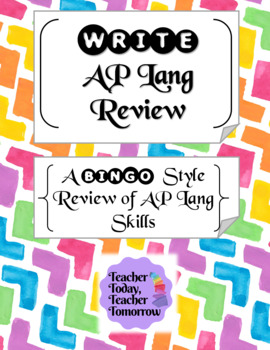 Preview of WRITE AP Lang Review