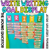 WRITE - WRITING STRATEGIES GOAL BOOSTER DISPLAY - RAINBOW