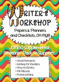WRITERS WORKSHOP - Papers & Planners and Checklists, OH MY!!!