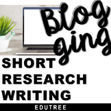 HOW TO WRITE A BLOG POST - SHORT RESEARCH & INFORMATIVE WRITING