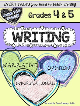 Preview of WRITING BUNDLE: Narrative, Persuasive/Opinion, Informational