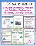 WRITING BUNDLE ~ Guided Notes, Graphic Organizers, Rubrics