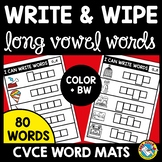 WRITING CVCE WORDS TASK CARDS (SPELLING WORD WORK ACTIVITY