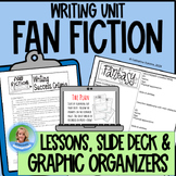 WRITING Fan Fiction Narrative Unit- Slides, Genres, Graphi