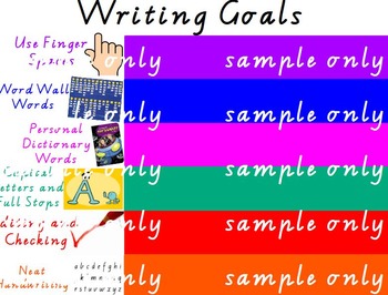 Preview of WRITING GOALS FOR ACTIVINSPIRE