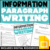 INFORMATION PARAGRAPH WRITING Digital Informational Writin