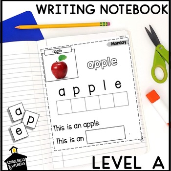 Preview of WRITING INTERACTIVE NOTEBOOK    LEVEL A