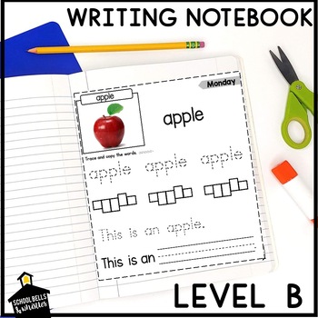 Preview of WRITING INTERACTIVE NOTEBOOK LEVEL B