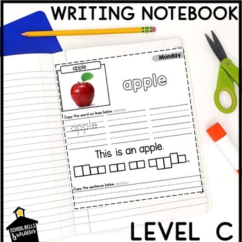 Preview of WRITING NOTEBOOK LEVEL C