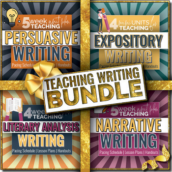 Preview of WRITING BUNDLE: Persuasive, Literature, Expository and Narrative Essay Writing