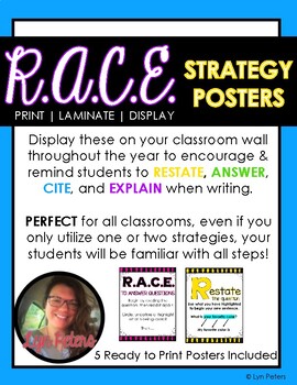 Preview of WRITING STRATEGY POSTERS