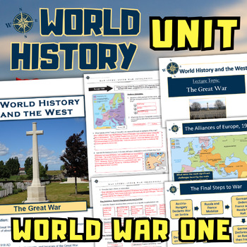 Preview of World War 1 Unit Assassination, Alliances, Causes, Great War Battles, Versailles