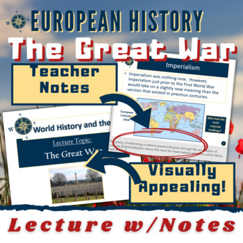 Preview of World War 1 PowerPoint Assassination, Europe, Alliances, Battles, Versailles