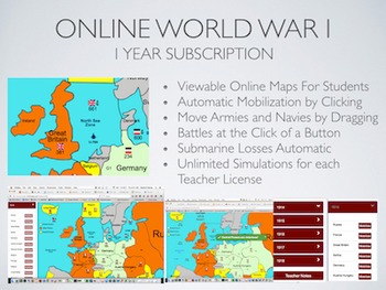 Preview of WW1 Simulation Online Platform