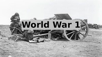 Preview of WW1 PowerPoint