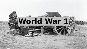 WW1 PowerPoint by Curious Curless | TPT