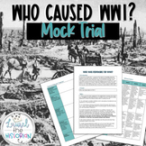WW1 Summative Trial Project (PBL) - Mock Trial [Editable]