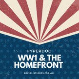 WW1 & the Homefront Hyperdoc/WebQuest