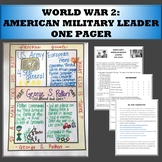 WW2 AMERICAN MILITARY LEADERS ONE PAGER