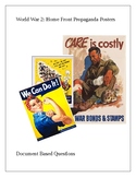 WW2 Home Front Propaganda Posters: Document Based Questions