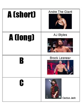 Preview of WWE Letters and Sounds (ELL, Special Education, Upper Elem & Middle School)