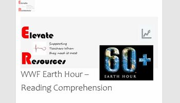 Preview of WWF Earth Hour - Reading Comprehension