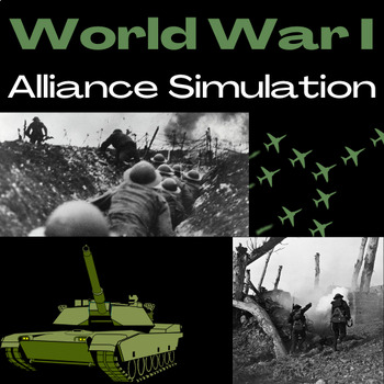 Preview of WWI Alliance Simulation┃WWI Game┃Interactive Learning