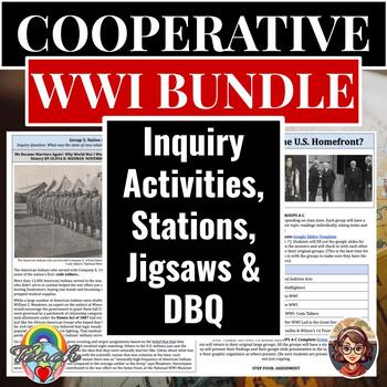 Preview of WWI Bundle, DBQs, Cooperative Jigsaws & Stations, & Reverse Video Lecture
