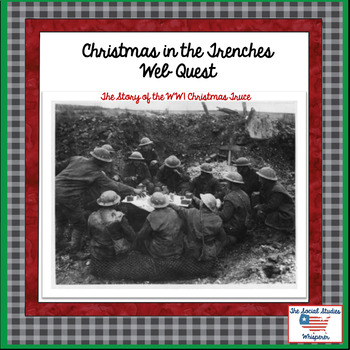 Preview of WWI Christmas in the Trenches Webquest