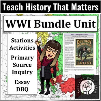 Preview of U.S. Joins WWI Complete Bundle: M.A.I.N. Causes, Espionage Sedition Acts & More!