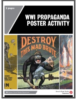 propaganda posters ks2 ww1