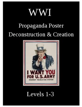 Preview of WWI Propaganda Poster Deconstruction & Creation Assignment (can extend to WWII)