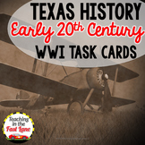 World War I Task Cards - Texas History