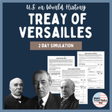 WWI Treaty of Versailles | 2 Day Simulation Activity for U