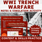 WWI Trench Warfare Activity