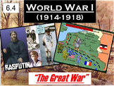 WWI US Entry & End of the War Powerpoint & Notes (6.4)