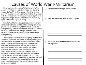 primary homework help ww1