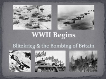 WWII: 1939-1940 (Blitzkrieg & the Blitz) by Harold Soulis | TpT