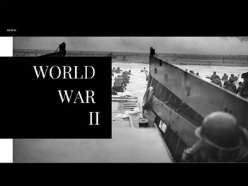 Preview of WWII - An Introduction & Overview of Canadian Involvement