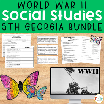 Preview of WWII BUNDLE │ PowerPoint │ War Declaration │ Study Guide & Test │Holocaust