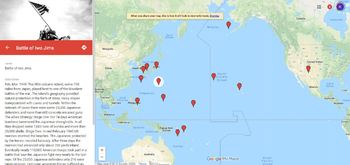 WWII Google Interactive Map of the Pacific and Timeline by Kevin Cuneo